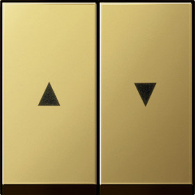 Gira S-55 Латунь Клавиша 2-ая жалюзийная