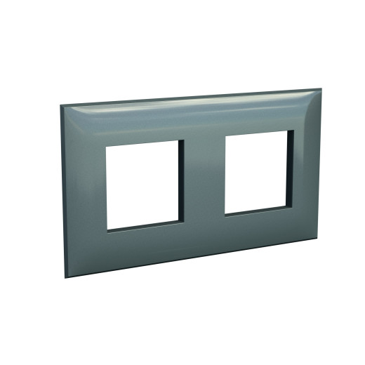 Рамка 2 поста (4 мод.), Avanti, сине-зеленый жемчуг