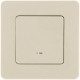 Переключатель одноклавишный с подсветкой/индикацией - Legrand/Daccord Inspiria - 10АХ 250В безвинтовые зажимы - слоновая кость