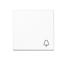 JUNG A 500 Белая Клавиша 1-ая с символом ЗВОНОК