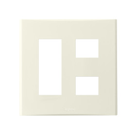 Anam Legrand Zunis Бежевый Рамка 2-ая (TV+ТЛФ2) (5 модулей)