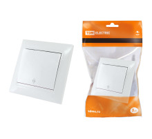 TDM Перекрестный выключатель 1-кл. 10А белый 