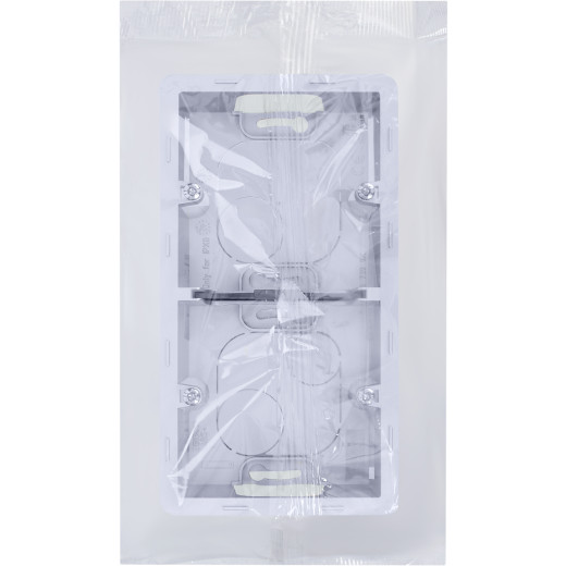 Коробка для накладного монтажа 2 поста - Legrand/Daccord Inspiria - алюминий