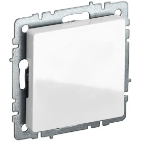 IEK BRITE BASE Белый Заглушка с суппортом МЗ10-БрБ