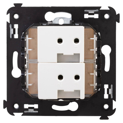 USB зарядное устройство в стену, Avanti, белое облако, 2.1А