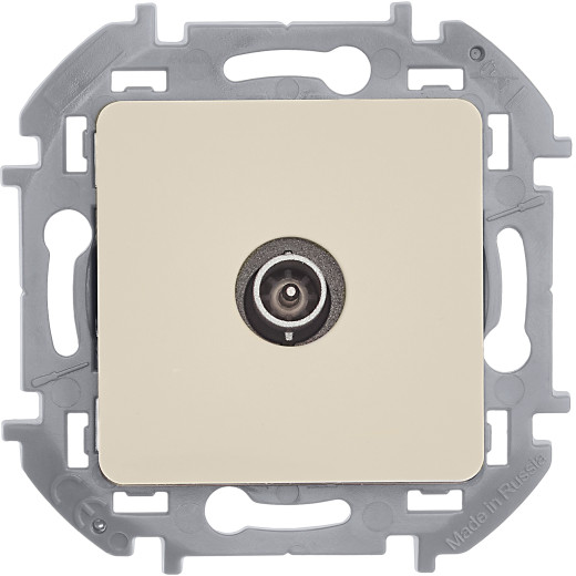 Розетка TV (телевизионная) - Legrand/Daccord Inspiria - оконечная - слоновая кость