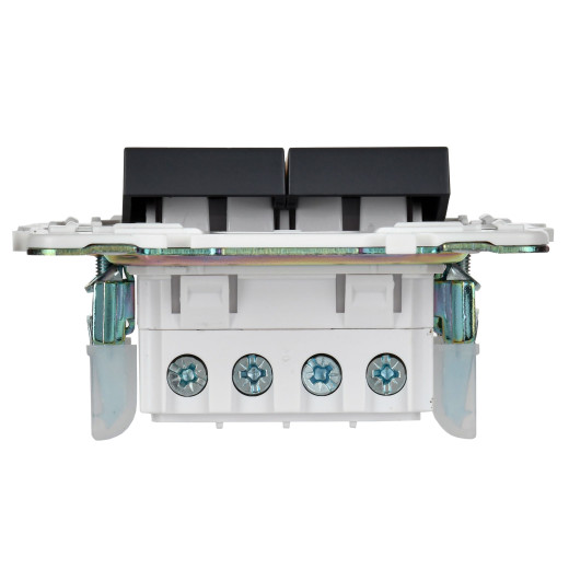 SKANDY Выключ. 2-кл. перекр. 10А SK-V06T титан IEK