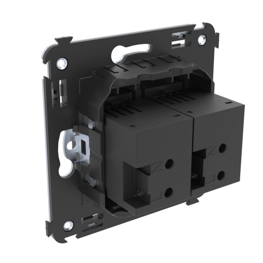 USB зарядное устройство в стену 2.1 А, Avanti, черный матовый