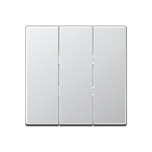 Тройная клавиша для балансирных механизмов выключателей (кнопок), термопласт, алюминий, A500