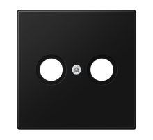 JUNG LS 990 Черный матовый Kрышка для TV-FM розеток