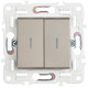 SKANDY Выключ. 2-кл. с инд. 10А SK-V09Sh шамп. IEK