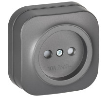 IEK GLORY Роз. без з/к с з/ш о/у 10А РСш20-2-ХСм сталь м.