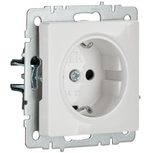 BRITE Роз. с з/к/ш 16А РС14-1-0-БрБ бел. IEK