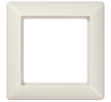 JUNG AS 500 Бежевая Рамка 1-ая ударопрочная