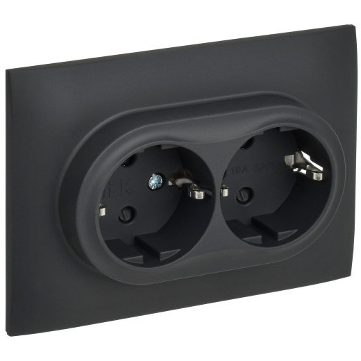 SKANDY Роз. 2-я с з/к/ш 16А в сб. SK-R07G граф. IEK