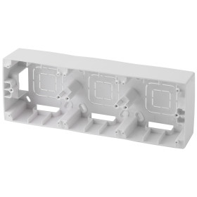 ЭРА 12-6103-01 Коробка наклад. монтажа 3 поста, Эра12, белый (5/50/400)