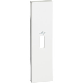 BT Living now Белый Лицевая панель для разьемов передачи данных USB 1 мод.