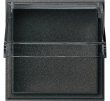 Gira TX-44 Антрацит Панель с прозрачной крышкой