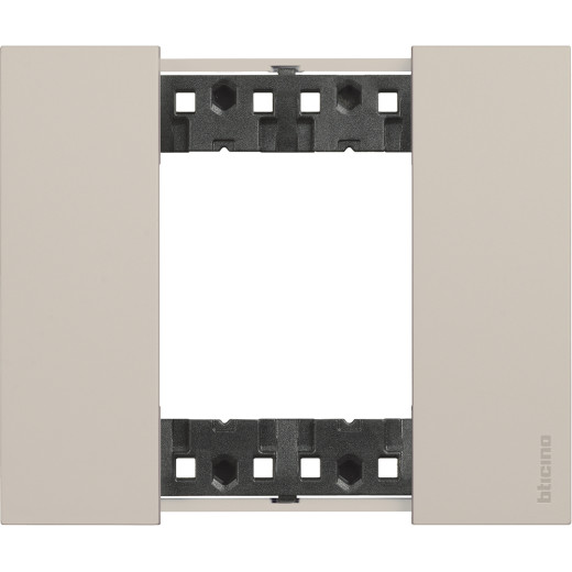 LIVING NOW. Декоративная рамка 2 модуля.Цвет Песочный.