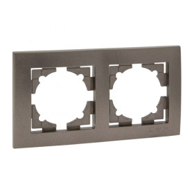 EKF PROxima Валенсия Рамка 2-местная графит.