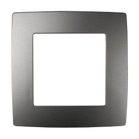 ЭРА 12-5001-12 Рамка на 1 пост, Эра12, графит (20/200/5000)