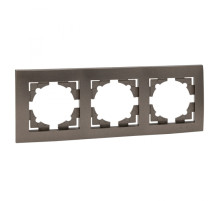 EKF PROxima Валенсия Рамка 3-местная графит.