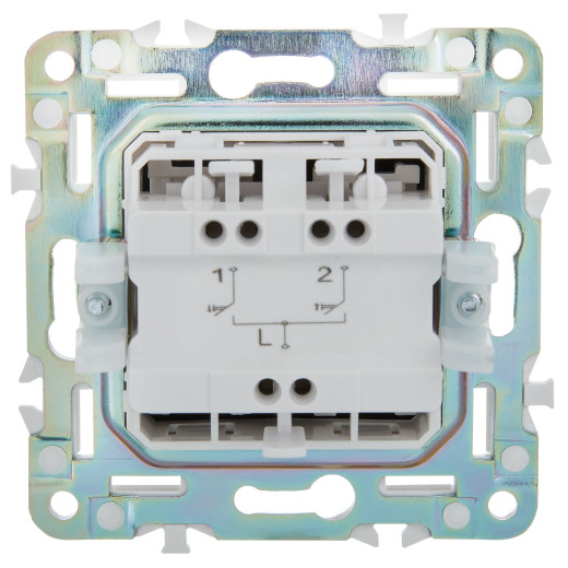 SKANDY Выключ. жалюзи 10А SK-V12G граф. IEK