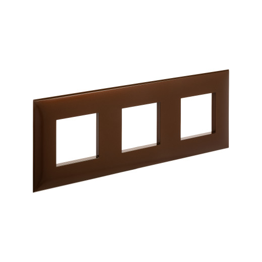 Рамка 3 поста (6 мод.), Avanti, карамельный жемчуг