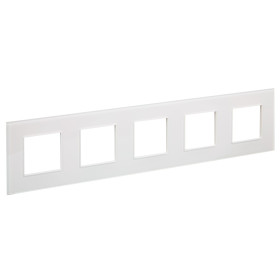 IEK SKANDY Стекло Арктический белый Рамка 5-ая SK-F25W