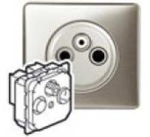 Legrand DIY Celiane Бел Розетка антенная TV прост. проходная.