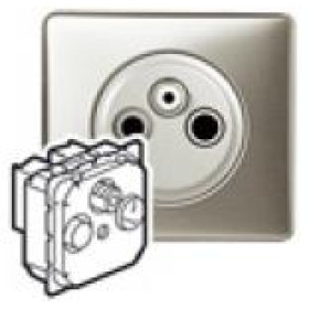 Legrand DIY Celiane Бел Розетка антенная TV прост. проходная.