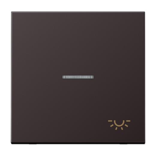 клавиша с символом освещения с подсветкой