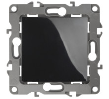 ЭРА 12-1111-06 Кнопка, 10АХ-250В, Эра12, чёрный (10/100/2500)