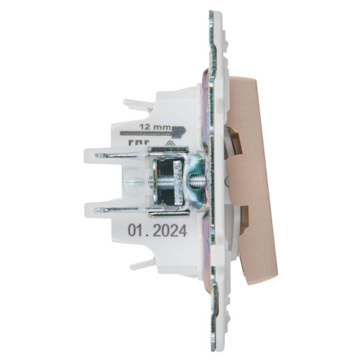 SKANDY Выключ. 2-кл. 10А SK-V04Sa песоч. IEK