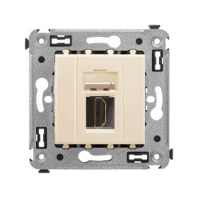 DKC Avanti HDMI розетка одинарная в стену, тип А-А, 