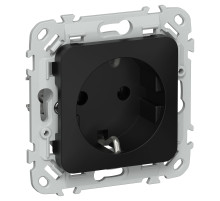 FLITE Роз. с з/к без з/ш 16А РС11-0-ФлЧ чер. IEK