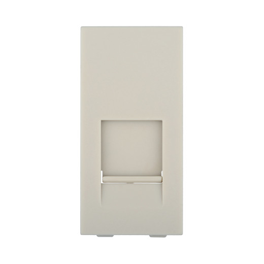 LK45 Накладка для розетки телефонной, компьютерной RJ,45х22,5мм (бежевый)