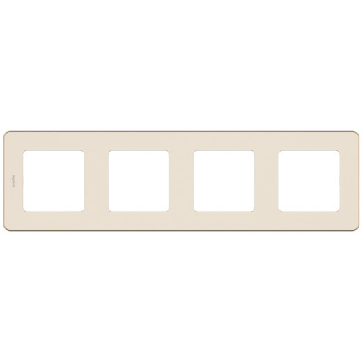 Рамка 4 поста - Legrand/Daccord Inspiria - слоновая кость