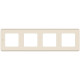 Рамка 4 поста - Legrand/Daccord Inspiria - слоновая кость