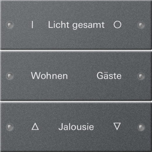 Набор клавиш 3-местный,  ГРАВИРОВКА