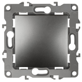 ЭРА 12-1101-12 Выключатель, 10АХ-250В, IP20, Эра12, графит (10/100/2500)