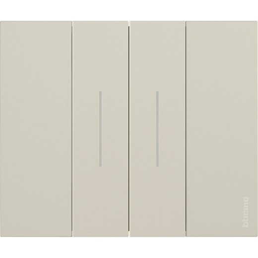 LIVING NOW. Декоративная рамка 2 модуля.Цвет Песочный.