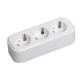 Розетка переносная разб. К03 3 места CLASSIC IEK