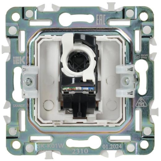 SKANDY Роз. комп. RJ45 кат.5E SK-K01W арк. бел. IEK