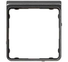 JUNG CD plus Черный металлик Рамка внешняя цветная