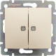 Переключатель одноклавишный с подсветкой - Legrand Valena - 16А 250В схема 6LE безвинтовые зажимы - слоновая кость