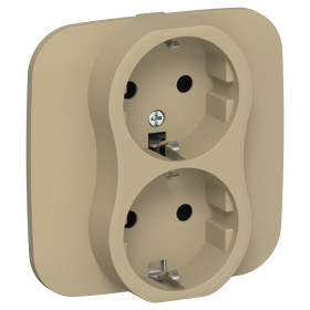 FLITE Роз. 2-я с з/к без з/ш б/к 16А РС12-1-А-ФлХ хак. IEK