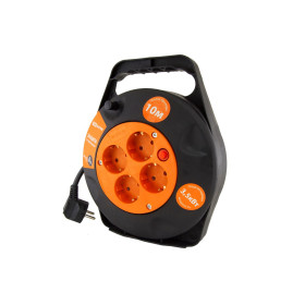 TDM Удлинитель силовой в корпусе УКз16-004 (4 места/10м ПВС 3х1,5)