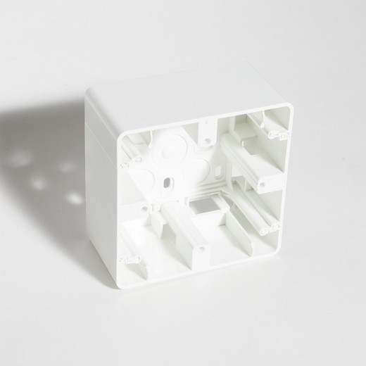 Коробка накладная квадратная на 1 пост, 86х86 (белый)