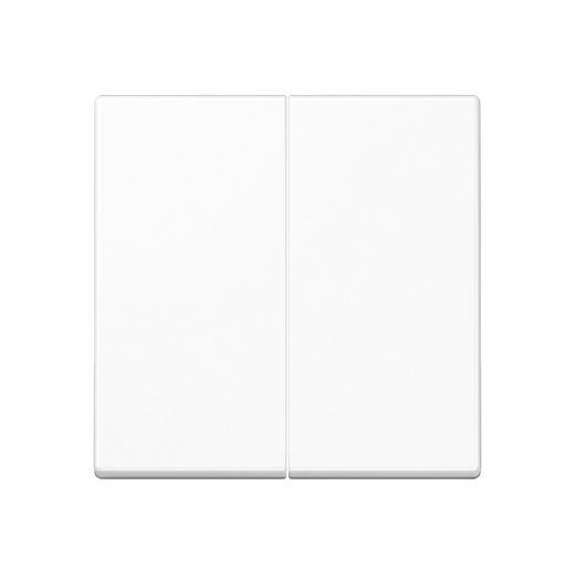 Двойная клавиша для балансирных механизмов выключателей (кнопок), в комплекте с AS90-5HP (крепежный элемент), возможно IP44, дюропласт, белый, A500